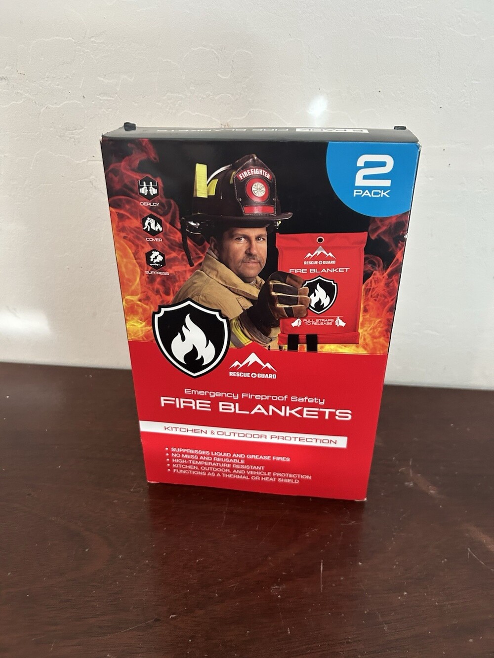 Emergency Fire Blanket - 1-Pack 40”X40” Stay Prepared with Our Fireproof Blanket